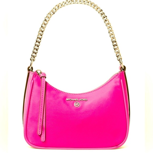 MK - NEW -Jet Set Charm Chain Pouchette Shoulder Bag - Picture 2 of 7